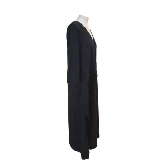 Pomander Place Black Carolina Caftan Cover Up Dress size S